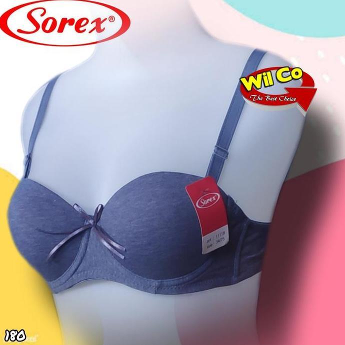 K180 Sorex Medium Foam Bra with Underwire Cup A Two Hooks Size 32 34 36 38