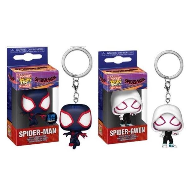 GUNDAN FUNKO POCKET POP KEYCHAIN MILES MORALES SPIDERMAN SPIDER GWEN พวงกุญแจ
