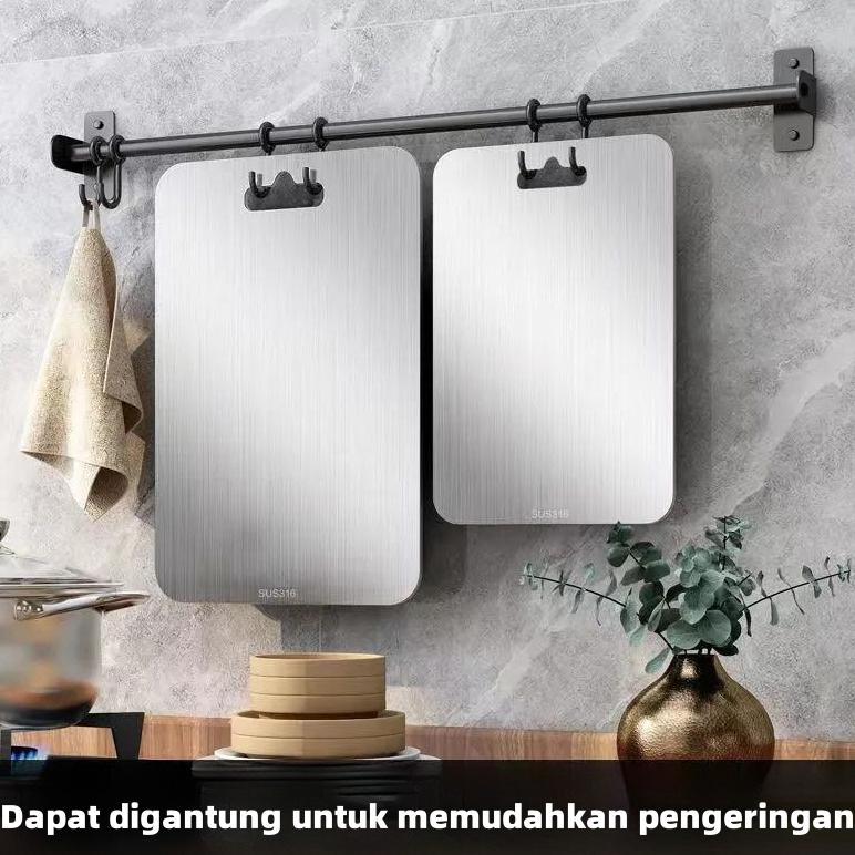 เขียงสแตนเลส 316 เขียงที่ถูกสุขลักษณะป้องกันสนิมป้องกันแบคทีเรียและป้องกันเชื้อราเขียงเขียงสแตนเลส 3