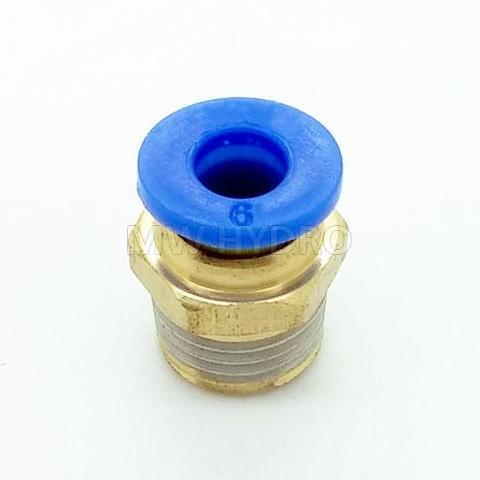 1/4" มาราธอน TO 6 MM PU QUICK CONNECTOR / PUSH IN FITTING