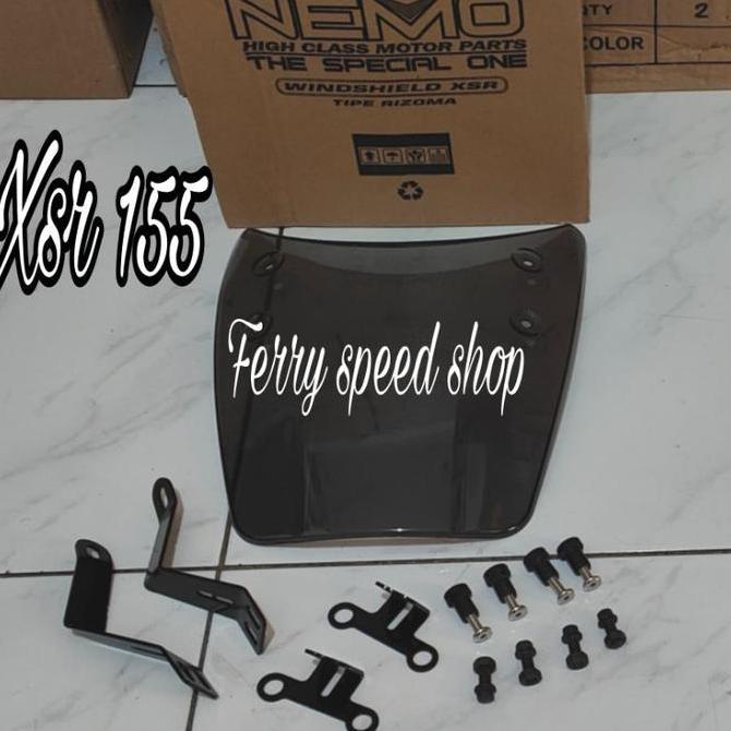 กระจกบังลม Nemo XSR 155 XSR155 / Winsil XSR 155 / กระบังหน้าหน้า XSR155 Nemo Smoke Brand ราคาพิเศษ