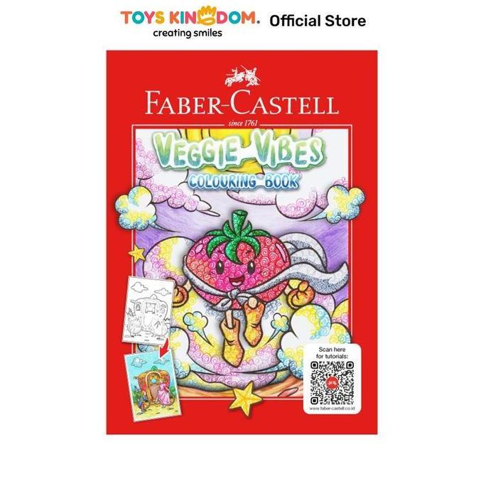 FABER CASTELL VEGGIE หนังสือระบายสี VIBES 104020