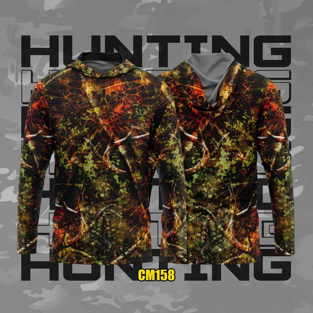 Hunting Shoting Camo Jersey_Premium Camo Shirt_Forest Camo Hunting Shirt_Custom Sublime Printing Cam