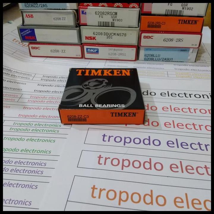 จัดส่งฟรี BEARING BALL BEARING 6208 ZZ C3 TIMKEN USA BRAND !!!!!
