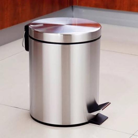 MASPION D-27 สแตนเลสสแตนเลสสํานักงาน TRASH CAN 3 L DUSTBIN 3L DUST BIN PEDAL