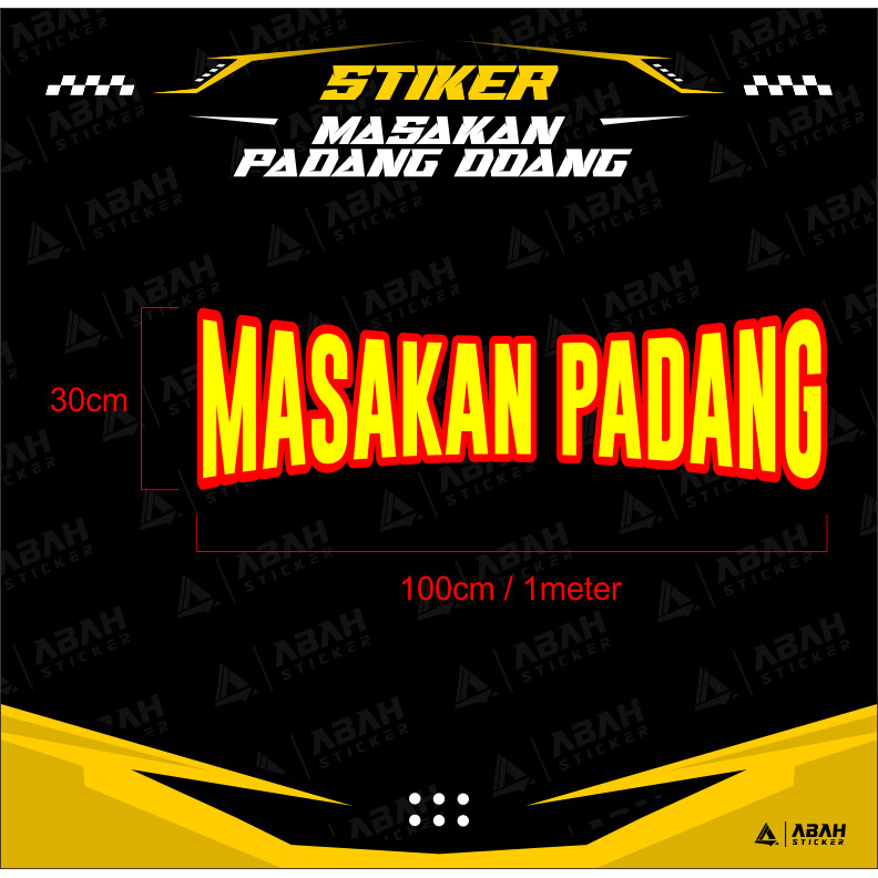 สติ๊กเกอร์ตัด MATANG MASKAN ขนาด 1 เมตร ง่ายในการใส่ใจ