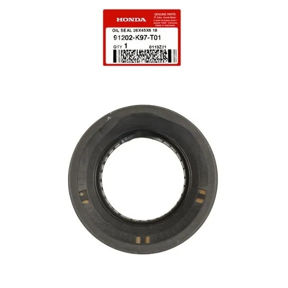 91202-K97-T01 ซีล 26x45x6 As Krek Honda ADV 150 160, PCX 150 160, Stylo 160, Vario 160 ซ้าย AHM ORI