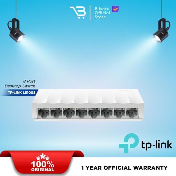 TPLINK TL-LS1008 8-Port 10/100Mbps Desktop Switch LS1008 blisat2 มาเลยซื้อ
