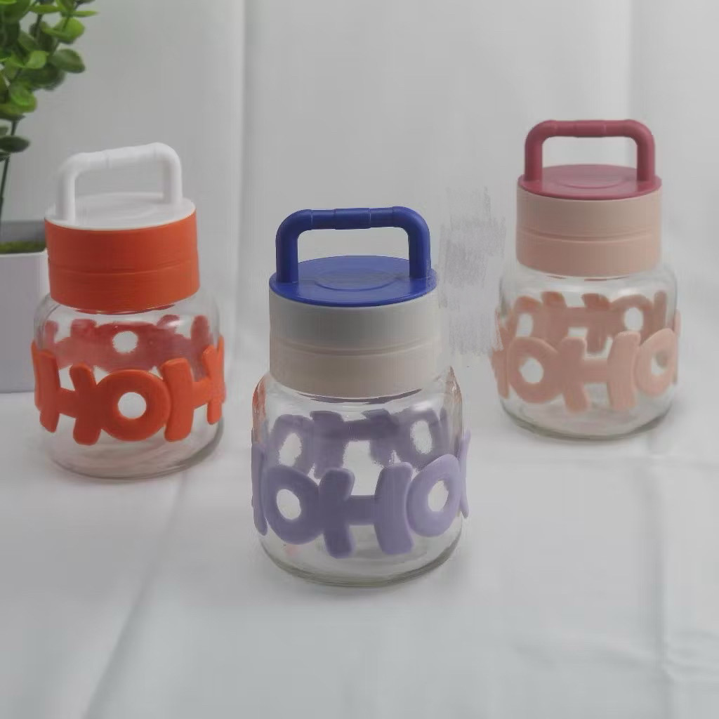 HOHO แก้วน้ําขวดแก้ว 300ML