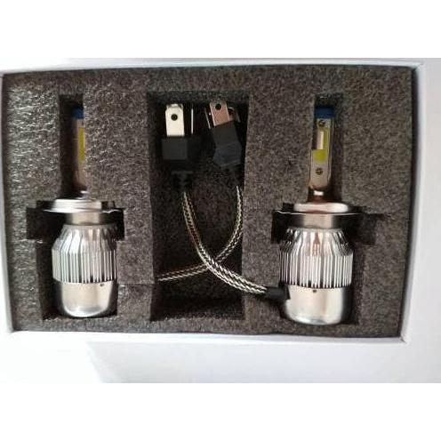 LED HEADLIGHT C6 36WATT H4 / LED H4 ULTRA BRIGHT DIM - 1SET