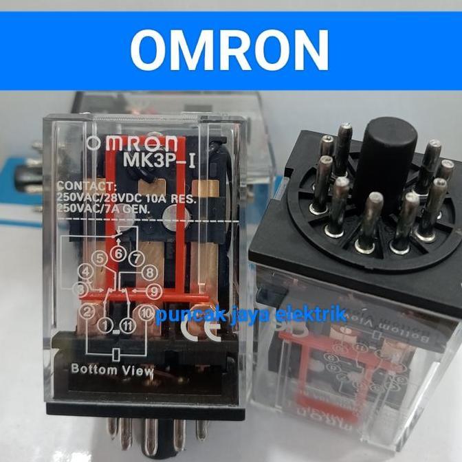 Omron Mk3P 11-Leg 110Vac 10A รีเลย์/รีเลย์ Omron/รีเลย์ Mk3P พร้อม