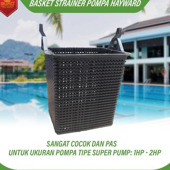 ปั๊มกรองตะกร้า 1Hp - 2Hp Super Pump (สีดํา) Hayward Ready