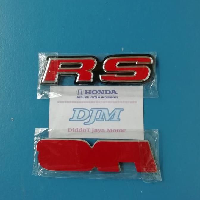 RS Emblem RS โลโก้ Honda Mobilio RS Brio RS Jazz RS