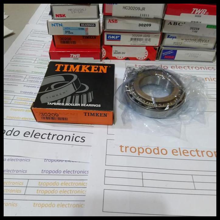 จัดส่งฟรี TAPERED ROLLER BEARING 30209 TIMKEN USA BRAND!!