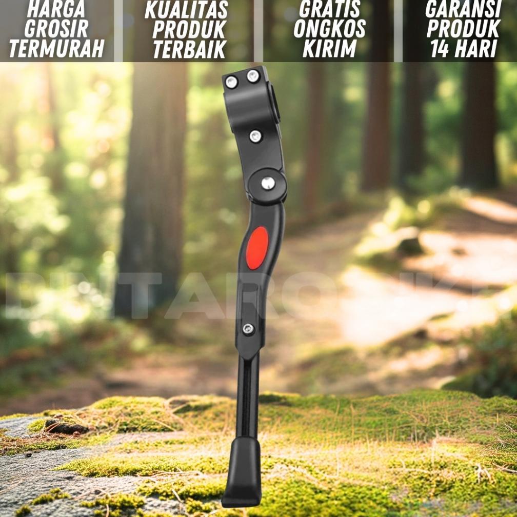 Er-87 G-24 ขาตั้งที่จอดรถด้านข้างจักรยาน Kickstand ปรับอัลลอยด์ 34.5 - 40 ซม. ขนาด 22 24 26 นิ้วจักร