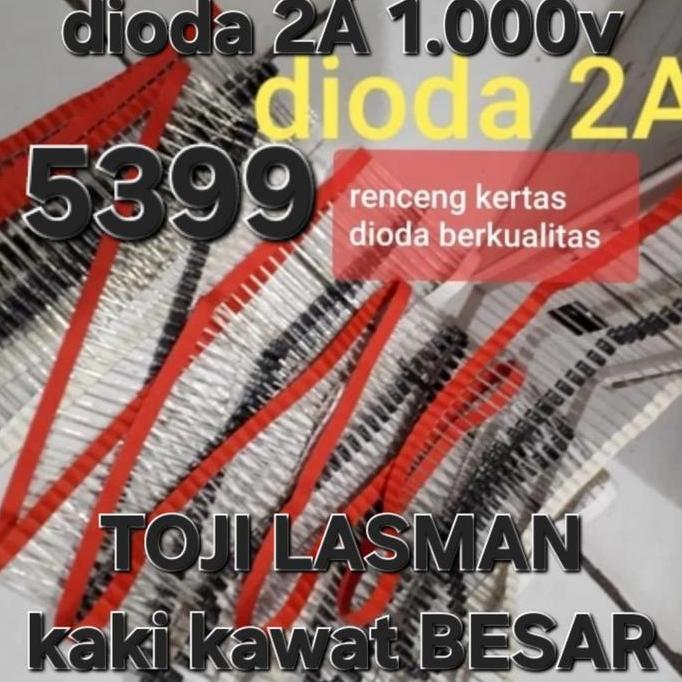 ( 1N5399 ) 2A 5399 Original Diode 2A In 1N 5399 In5399 In 1N 5399 สีดําซิลิโคนไดโอด Ac To Dc 5398 53