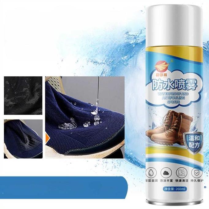 DS7 >> สเปรย์ฉีดรองเท้ากันน้ําสําหรับคราบโคลน เปียก ฤดูฝน 260ml