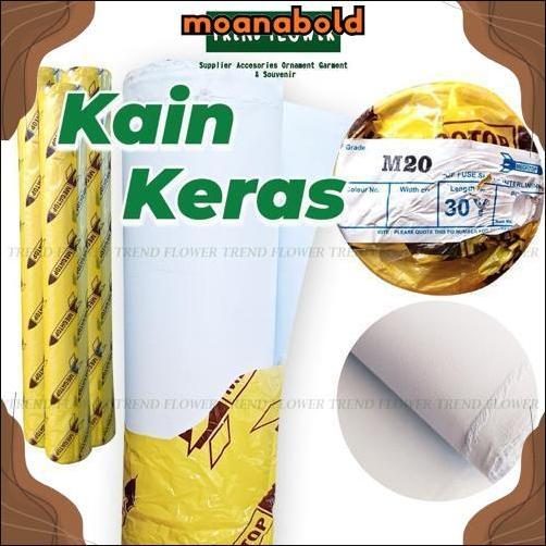 WHOLESALE ผ้าแข็ง M20 - GLUE COTTON FABRIC - RIGID COLLAR LINING AVAILABLE 25F 15F CLOTHES BASE COLL