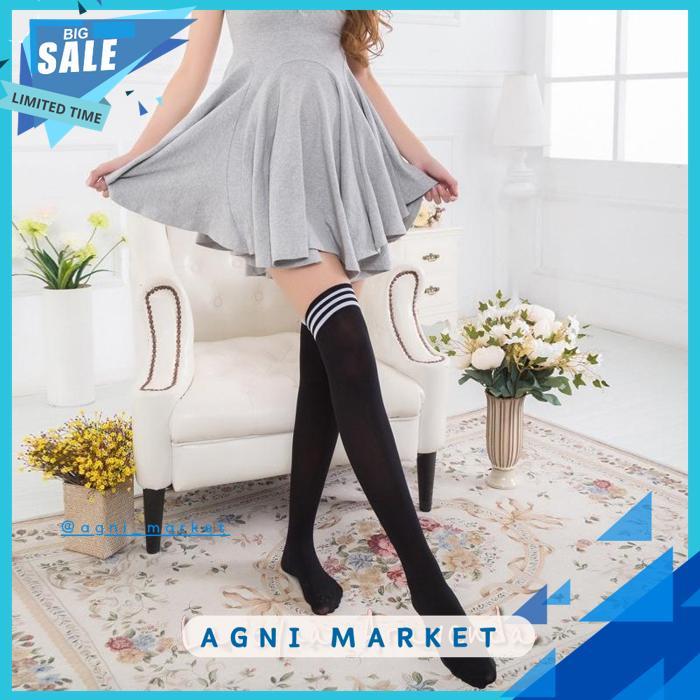 SEXY LONG SOCKS JAPANESE UNIFORM MODEL STRIP 3 AL001 HIGHT CLASS !!