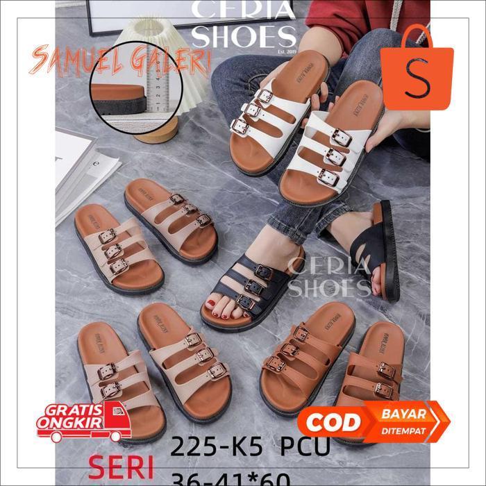 IQR-814 ter-98 Ah67 รองเท้าแตะผู้หญิงยางสายคล้องคอ Jelly วัสดุ PVC นุ่มยืดหยุ่นหนา Anti-Slip 225-K5 