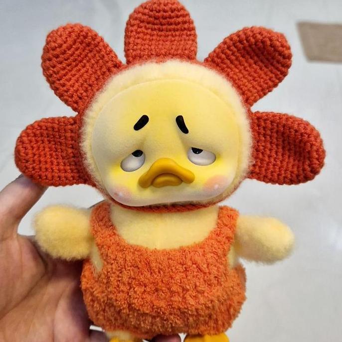 Upset Duck Dress Set Flower / Upset Duck Set / Labubu Available For V1 หรือ V2 / Flower ถัก Duck Ups