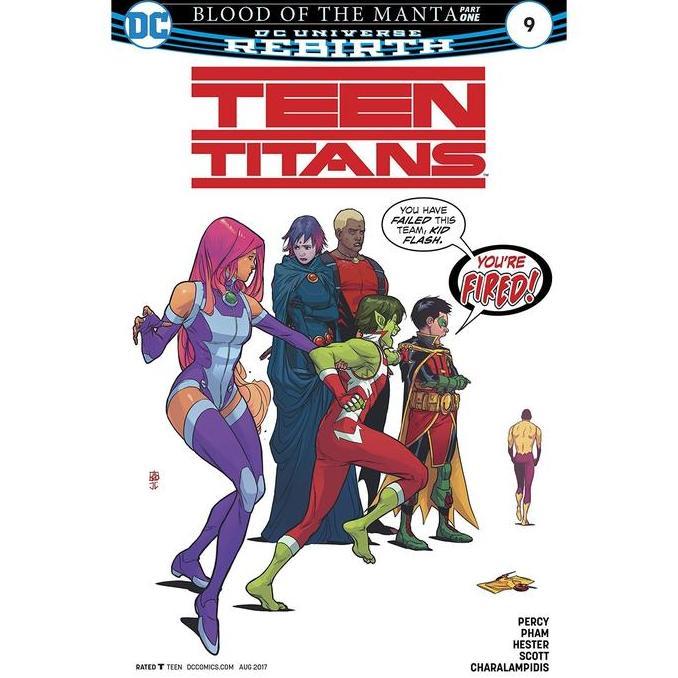 DC COMICS ORIGINAL : TEEN TITANS REBIRTH 9 AUGUST 2017