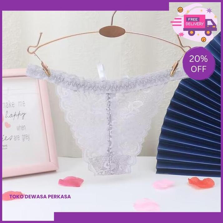 SEXY WOMENS G STRING UNDERWEAR SEXY LACE TRANSPARENT 5C212 BY PEJUANG.SABAR