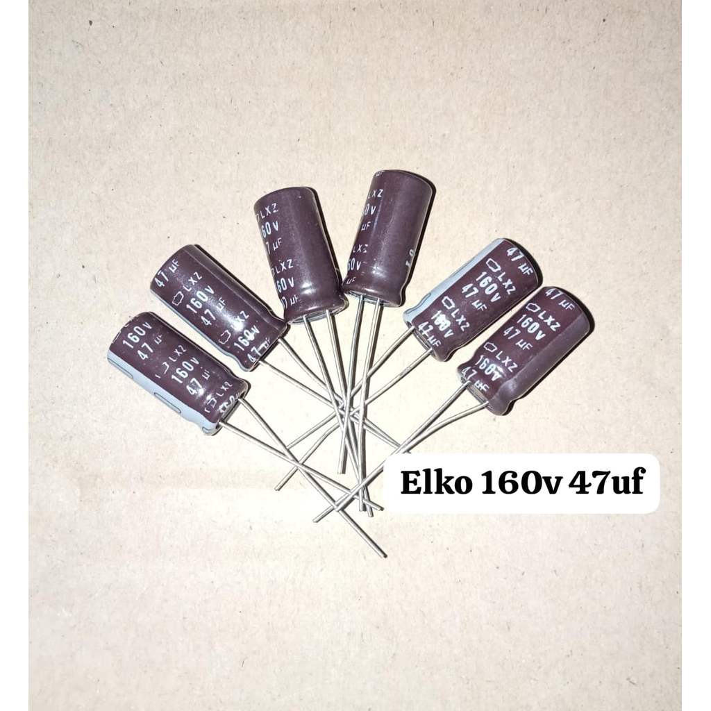5 ชิ้น Elko 160v 47uf Elco 47uf 160v