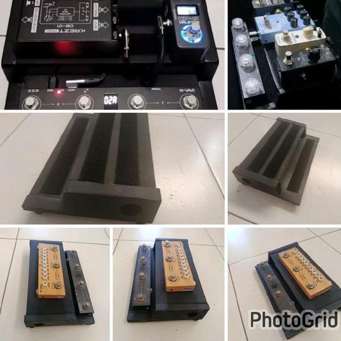 PEDALBOARD สําหรับ M-VAVE CHOCOLATE และ CUBE BABY หรือ MINI STOMP 25X16X6 ต้นฉบับและธุรกิจ