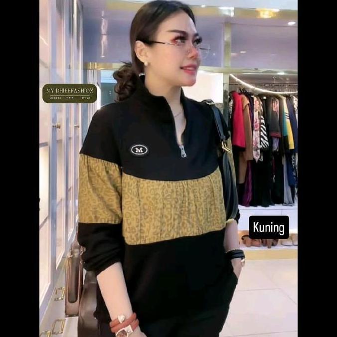 Cntikk- Mydhieefashion- Ayunda Leo Top K683