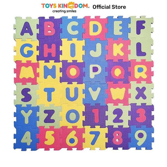 LITTLE GIGGLES CARPET PUZZLE NUMBER & LETTER SET 36 ชิ้น - ผสม