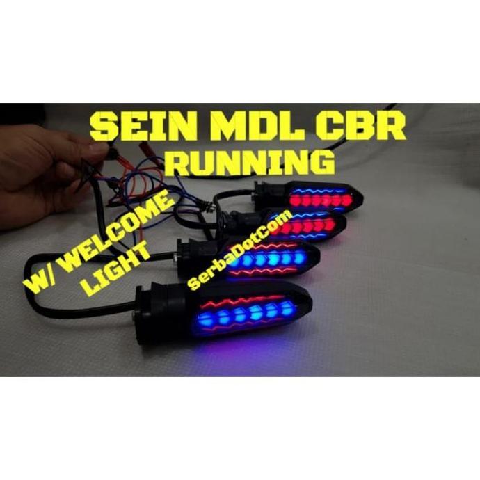 UNIVERSAL LED RUNNING TURN SIGNAL ไฟ VARIO 125 150 160 CB CBR 150 XCASE ยี่ห้อ ORIGINAL TIGER VIXION