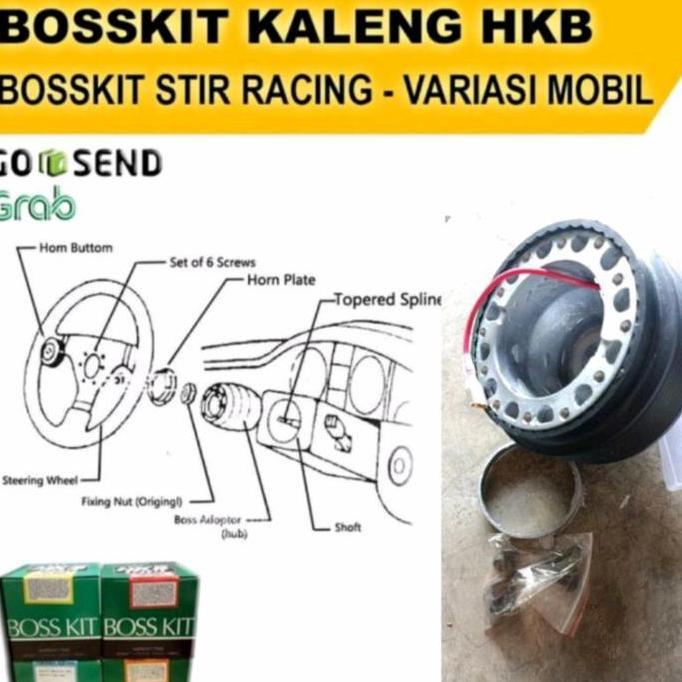 BOSSKIT BOSKIT STEERING WHEEL RACING BOSKIT HKB SPORT RASING KJ EFI SOLUNA LIMITED