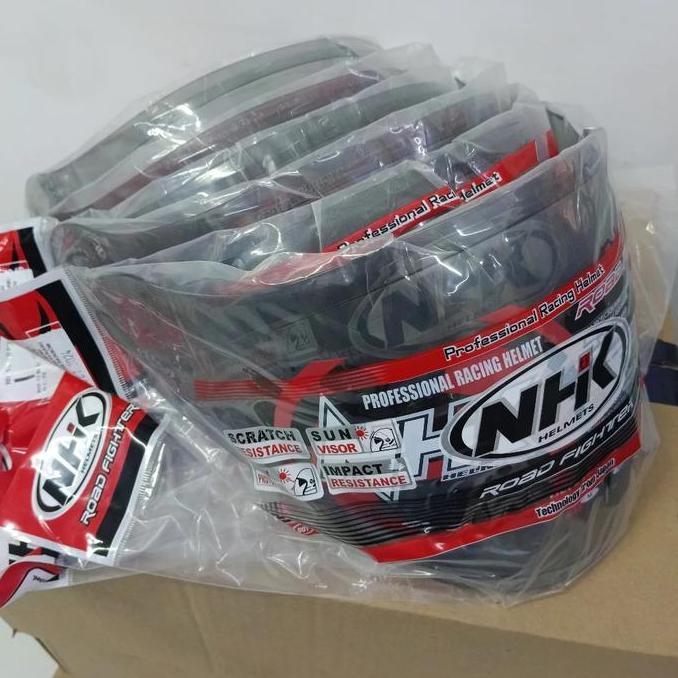 NHK R1 Max HELMET GLASS Visor NHK R1 Elite Original 100% Light Smoke