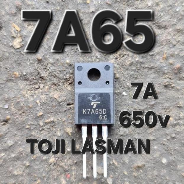 ( 7A65D ) K7A65D K 7A65 7A 65D 7A 650 650 V โวลต์ Mosfet แหล่งจ่ายไฟทีวี Led Lcd Psu Tv 7 Ampere A