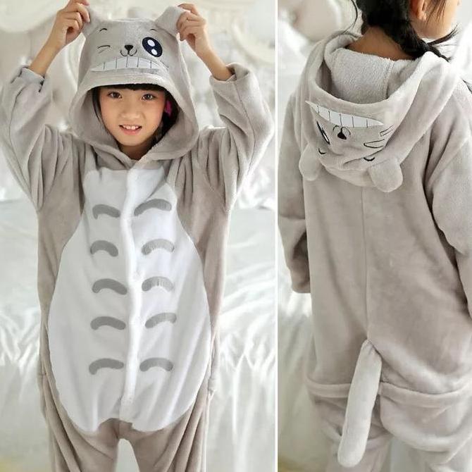 TOTORO CAT DOLL ONESIE COSTUME เด็กคอสเพลย์นําเข้า PAJAMA