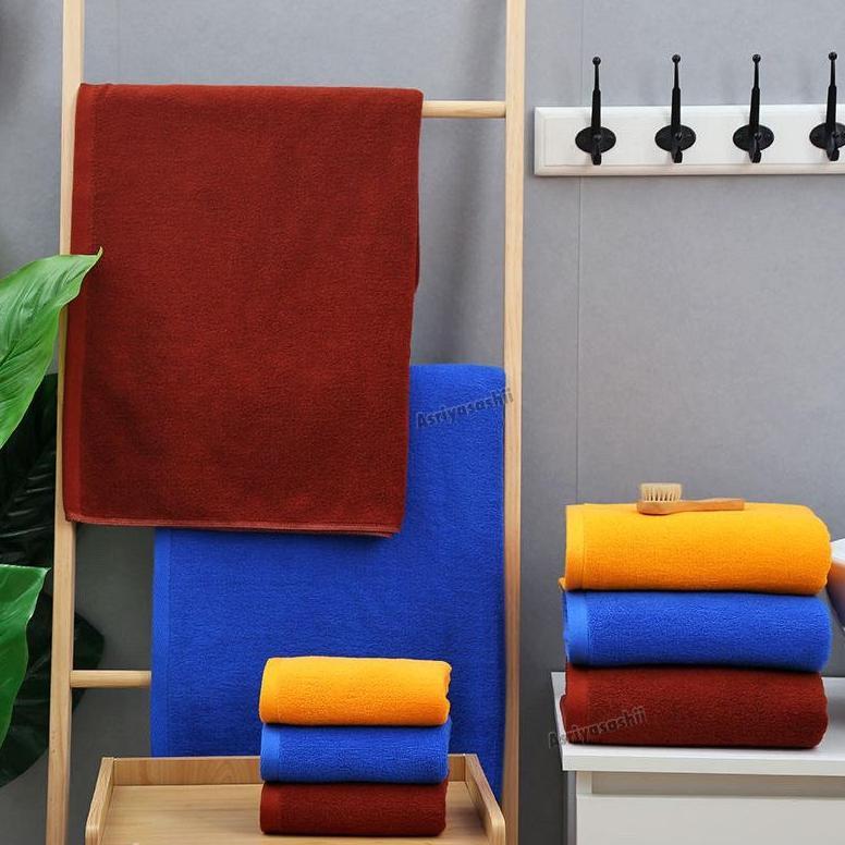 Sd-5 Hj-64 Fg-7 ผ้าขนหนูโรงแรม Asiyasashii ผ้าฝ้าย 100% หนานุ่ม Fg-7 Hj-64