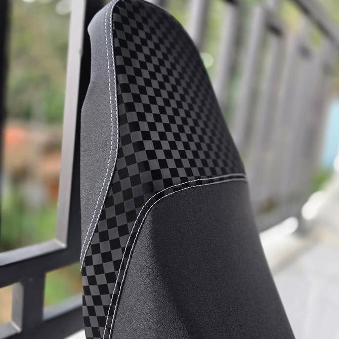 WAREHOUSE ล่าสุด 3D เปลือกสีส้มและกระดาษทรายรถจักรยานยนต์เบาะหนังผสมสําหรับ VARIO MIO BEAT SCOOPY SU