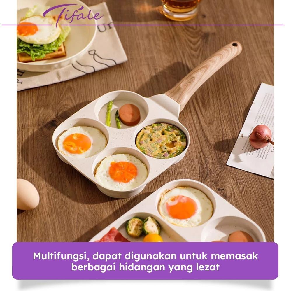 Tifale ทามาโกะ 4In1 Non-Stick Pancake Omlet Pan อาหารเช้าไข่กระทะ ||
