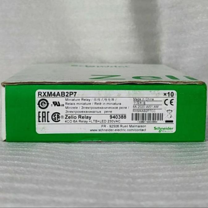 รีเลย์ Schneider Rxm4Ab2P7 + เต้ารับ 1 ชุด