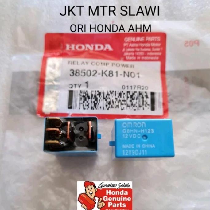 38502-K81-N01 รีเลย์ Comp Beat F1 Esp Beat Pop, Beat Eco, Beat Street Ahm Original Honda ราคาพิเศษ!