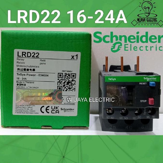 โอเวอร์โหลด Schneider Lrd22 Lrd 22 16-24A เดิม