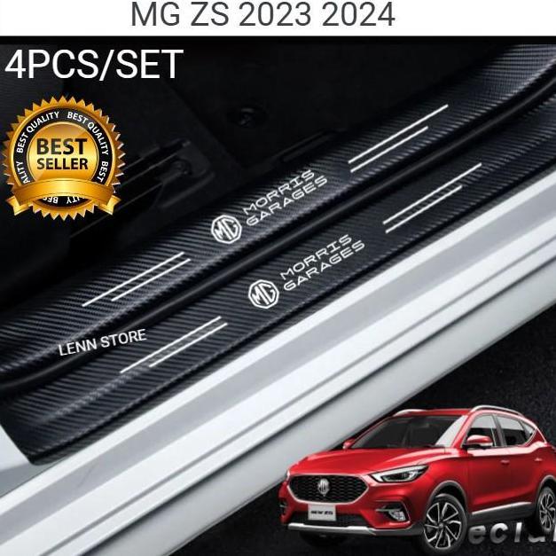 4ชิ้น รถประตูงัวแผ่นสติกเกอร์ มก Zs 2023 2024 2025 ประหยัด