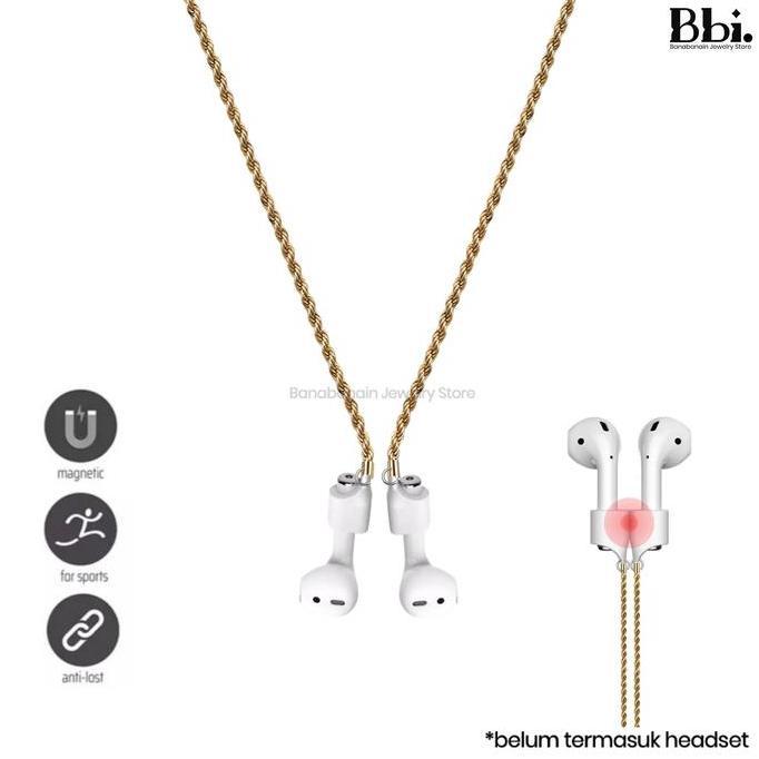 ชุดหูฟังสีดํา Gen 1 2 3 Pro Anti-Lost HPKTTM อุปกรณ์เสริมสายคล้องคอ