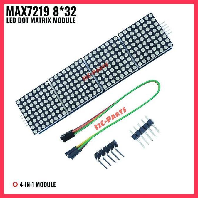 Xystud- Max7219 8X32 Led Dot Matrix Display Module Max 7219 8*32 ข้อความวิ่ง