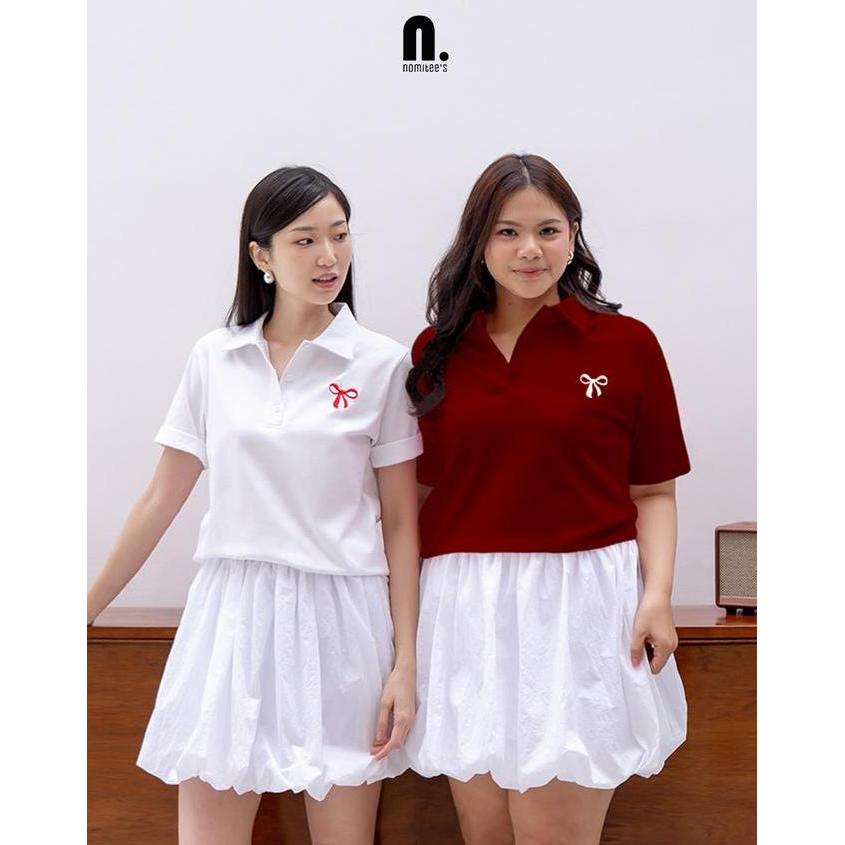 Cntikk- เสื้อโปโล Foster NomiteS Foster แขนสั้นด้านบน