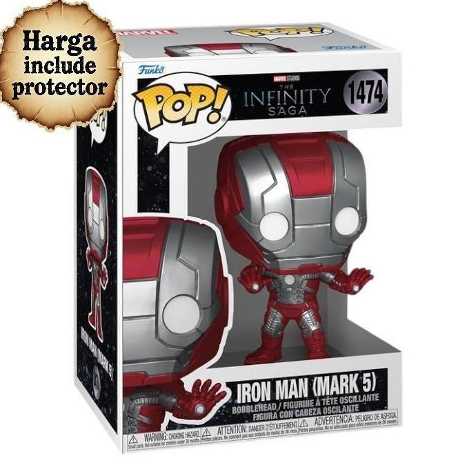 Iron Man Mark V Infinity Saga Funko Pop Marvel 1474 ของเล่น