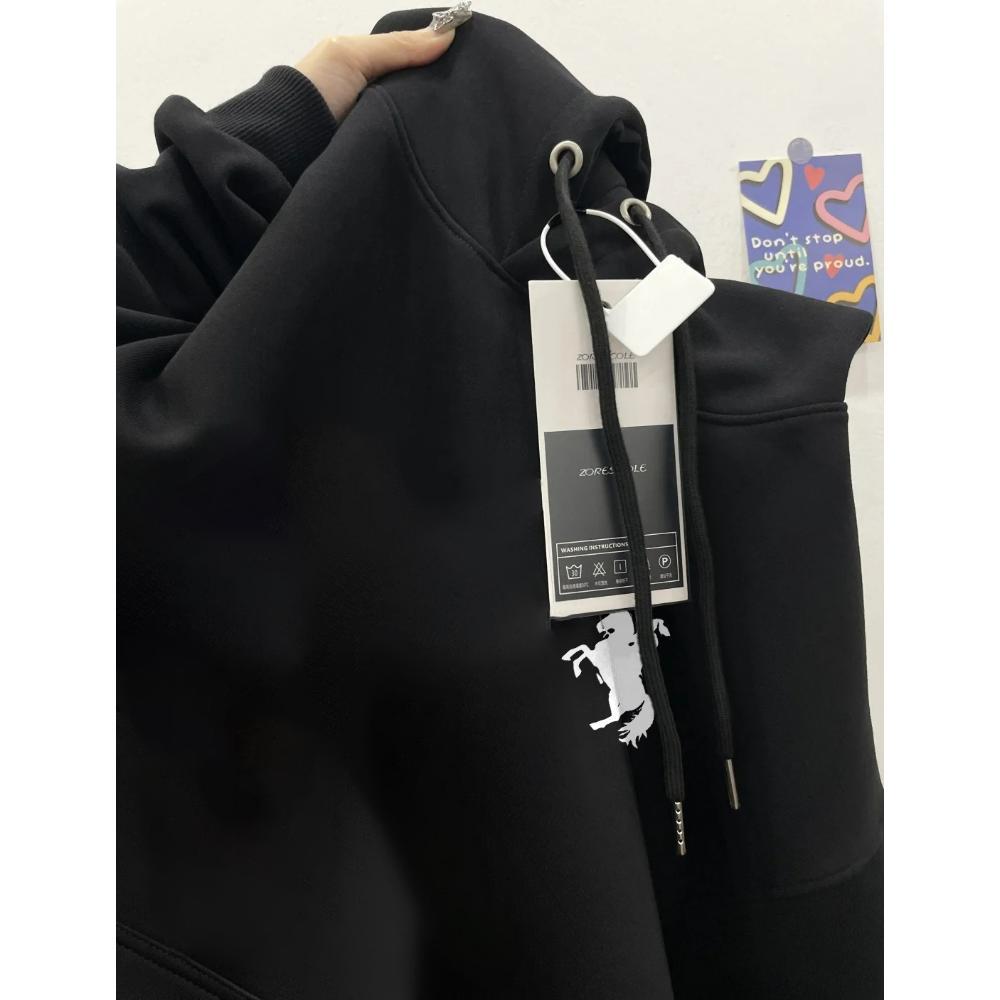 SWEATERID HOODIE ผู้หญิง OVERSIZE พิมพ์ PATTERN KNIGHT HEROIK สไตล์คลาสสิกเสื้อผ้าสไตล์เกาหลีเสื้อผ้