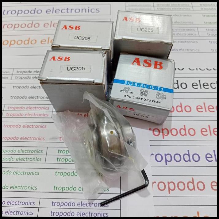 จัดส่งฟรี BEARING INSERT UC 205 ASB สําหรับ PILLOW BLOCK !!!!!!