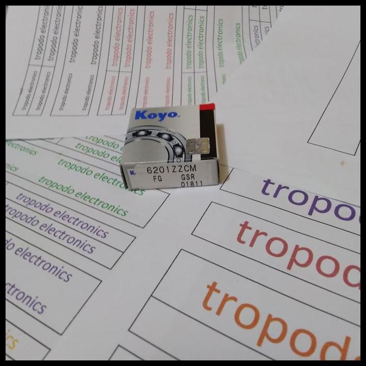 แบร์ริ่ง 6201 ZZ KOYO ยี่ห้อ JAPAN